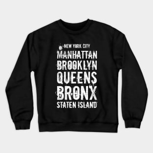 The Five Boroughs NYC Crewneck Sweatshirt